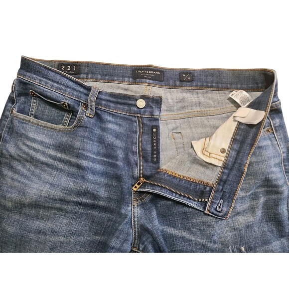 Lucky Brand 221 Men’s Jeans 36x30 Straight Fit Medium Wash Denim - Picture 11 of 12